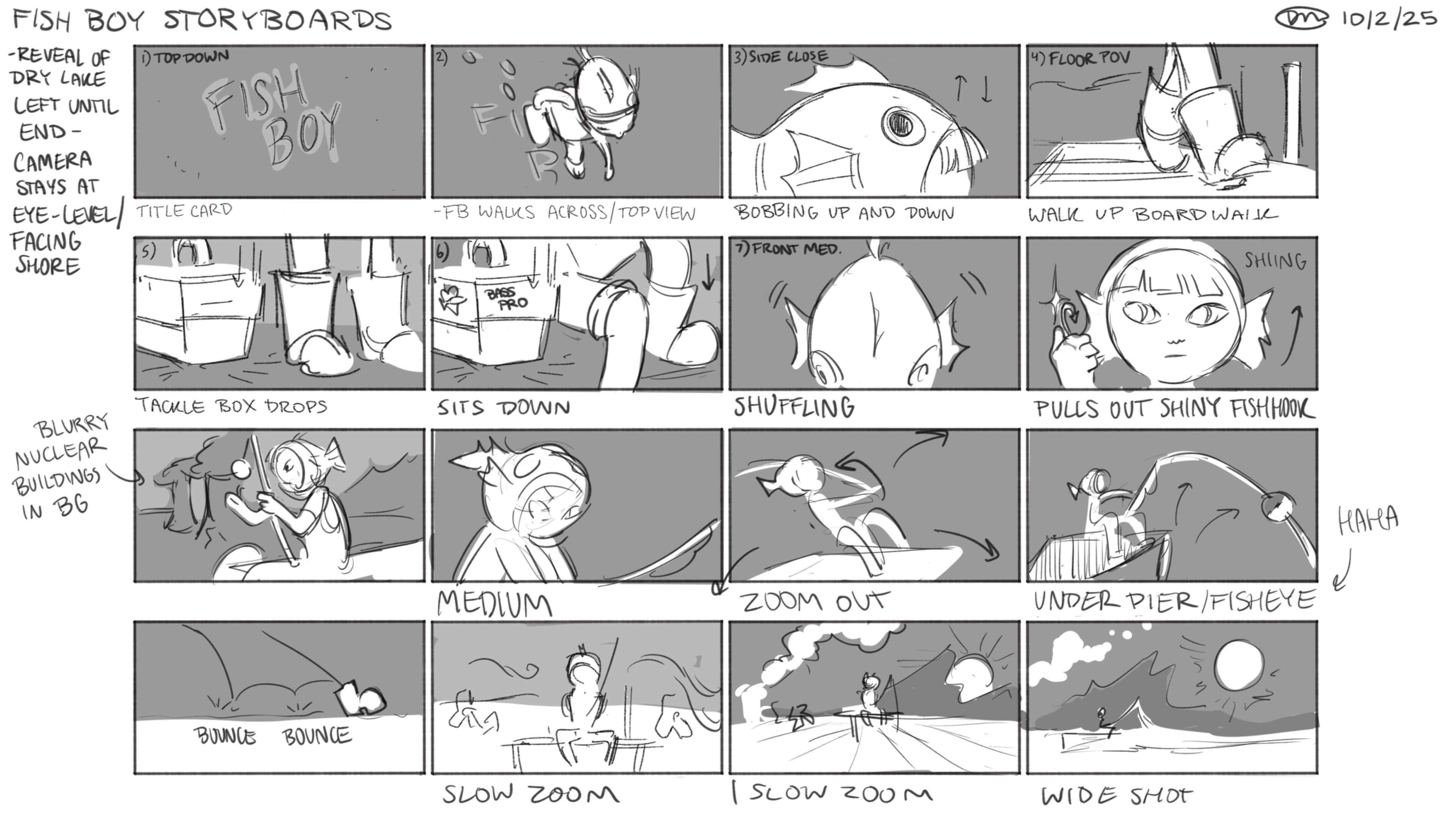 Initial Storyboards